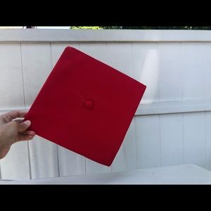 Red graduation cap